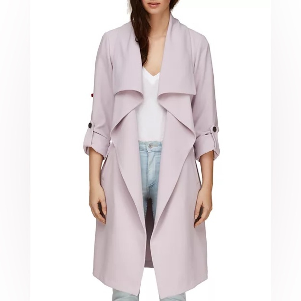 Soia & Kyo Ornella Draped Trench Coat